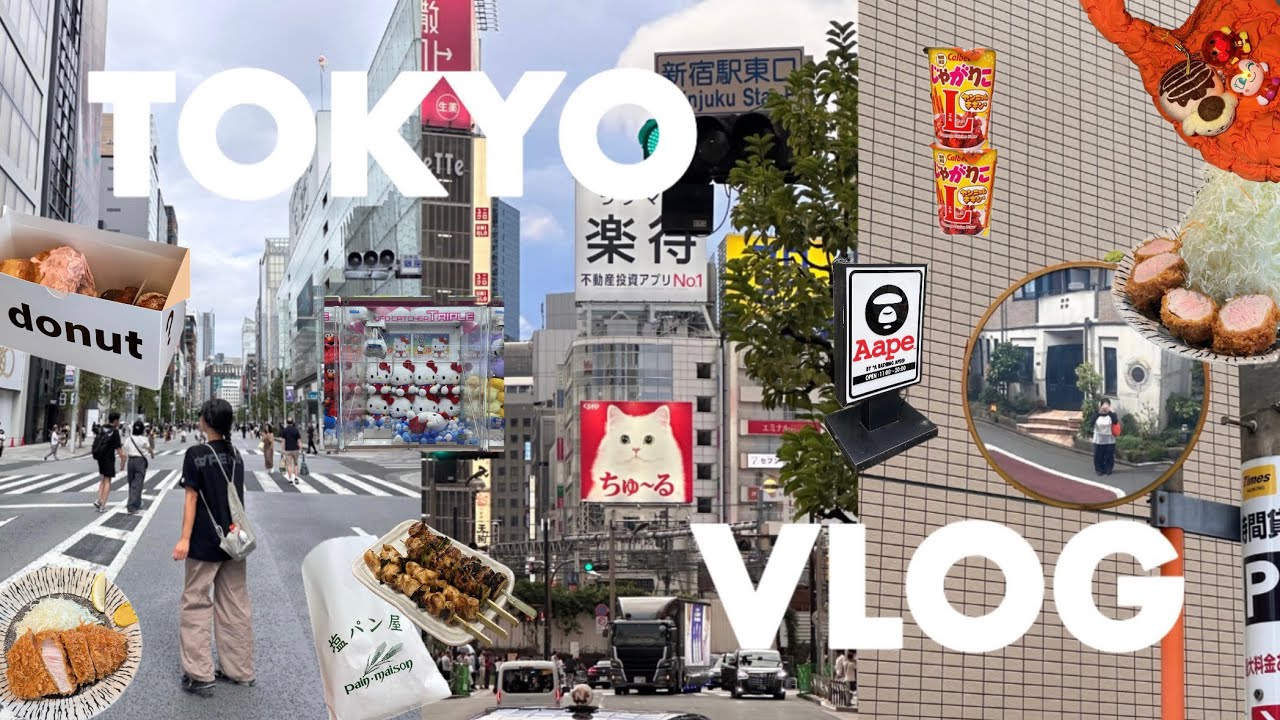 Vlog :: 3개월 만에 다시 도쿄여행🗼ㅣ이케부쿠로ㅣ키치죠지ㅣ알펜도쿄ㅣ히키니쿠토 코메ㅣ아임도넛?ㅣ에이프ㅣ이노카시라 공원ㅣ스키야키ㅣ팡 메종