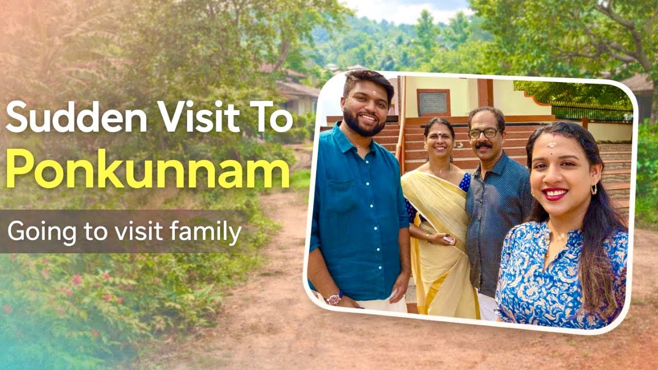 A Peaceful Day in Ponkunnam | Family Time, Temple Visits ✨🤎