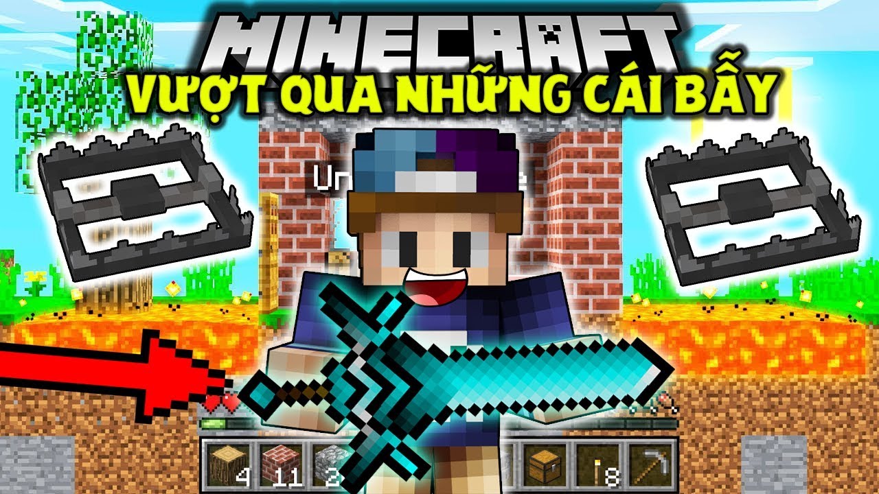 THỬ THÁCH TRỐN THOÁT KHỎI NHỮNG CÁI BẪY CỦA BẠN FAN ĐỂ TRỞ THÀNH PRO TRONG MINECRAFT !!