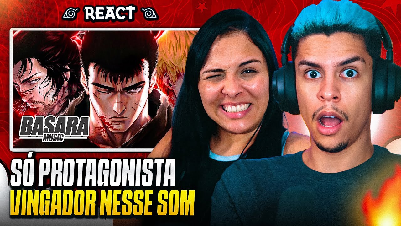 BASARA ft. M4RKIM e DAARUI: Alma Vazia (Guts, Thorfinn e Musashi) | [Casal Jounin React] 🔥
