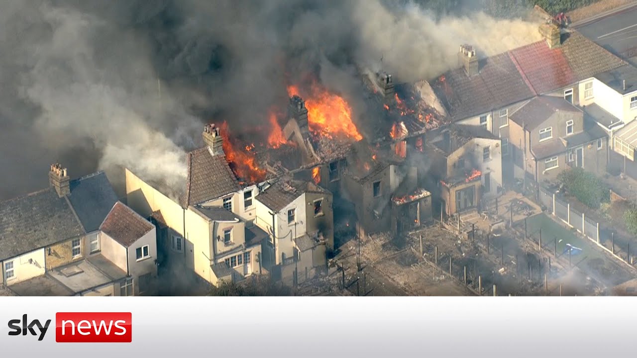 UK heatwave: How did the Wennington fire spread?