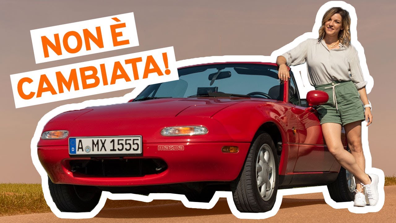 Mazda MX-5: non è cambiata! È sempre lei dal 1989 😍