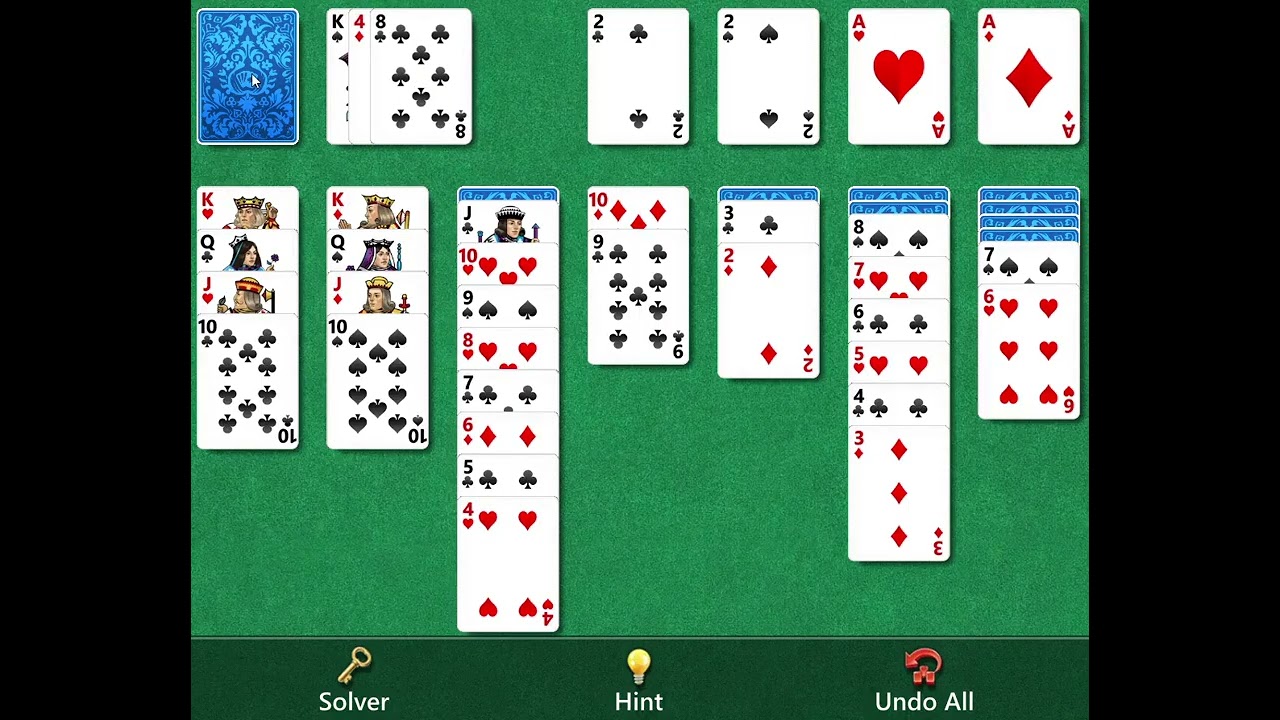 Microsoft Solitaire, Three Card Draw, Expert, Bouncy Card Ending Jan. 1, 2026
