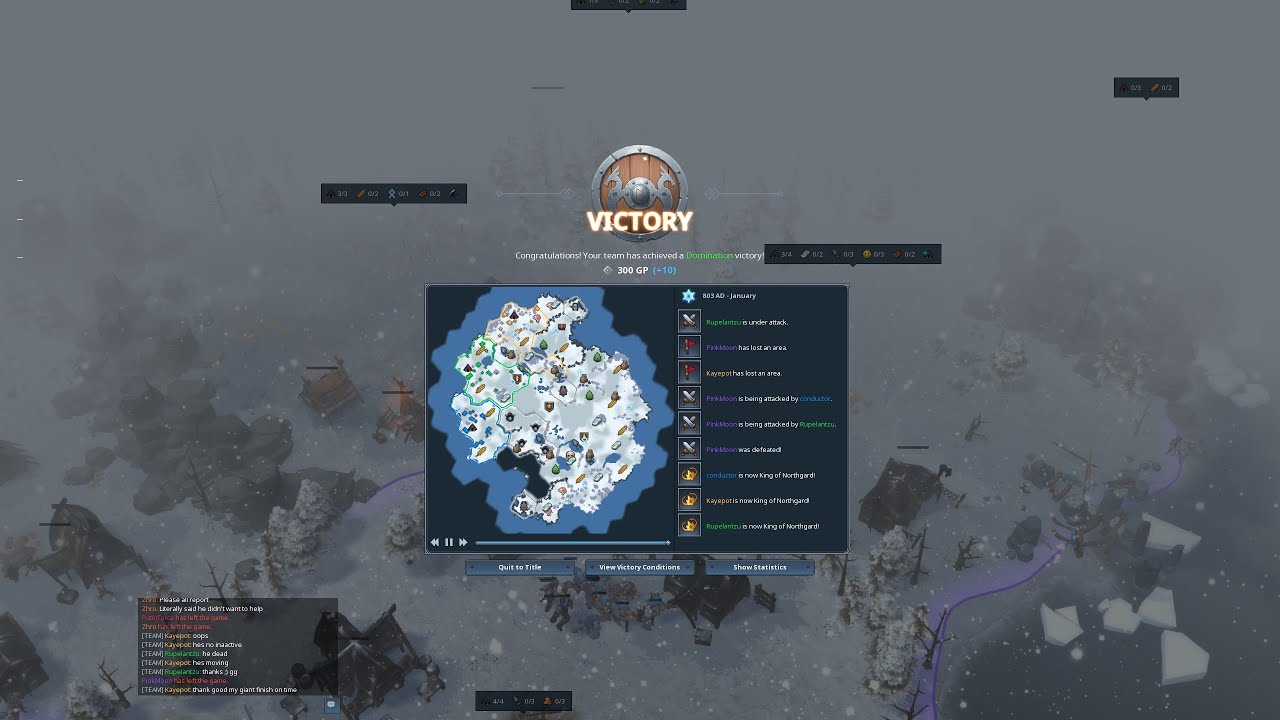 Northgard PT256 - PVP 3v3 - Bjarki Clan of the Bear