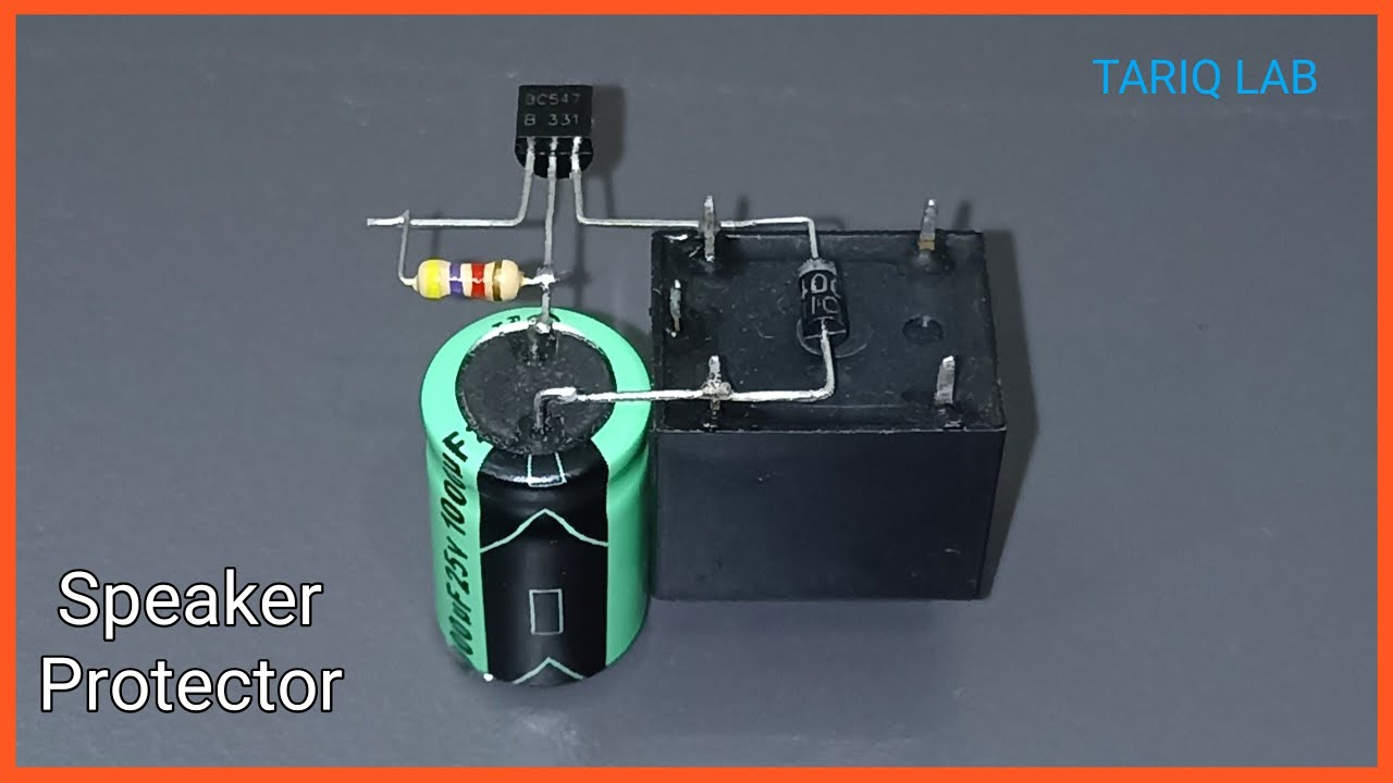 DIY speaker protection circuit