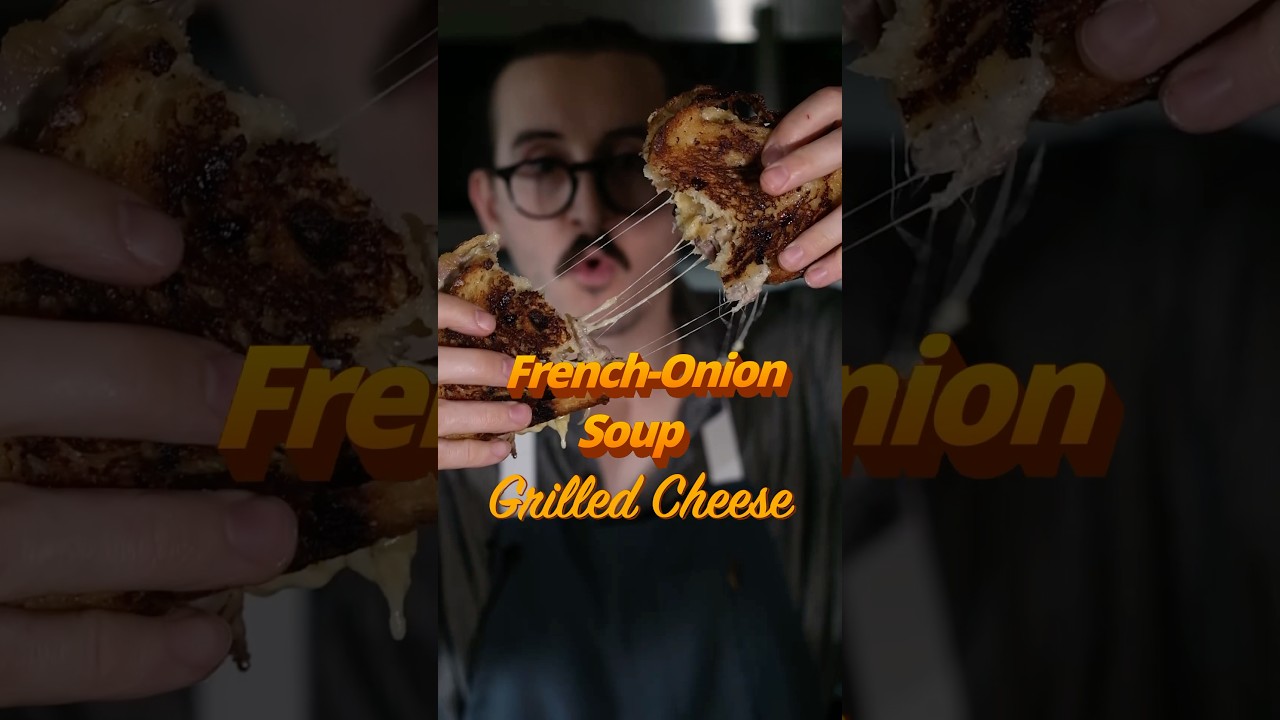french onion soup grilled cheese 🧀 #cooking #silly #grilledcheese
