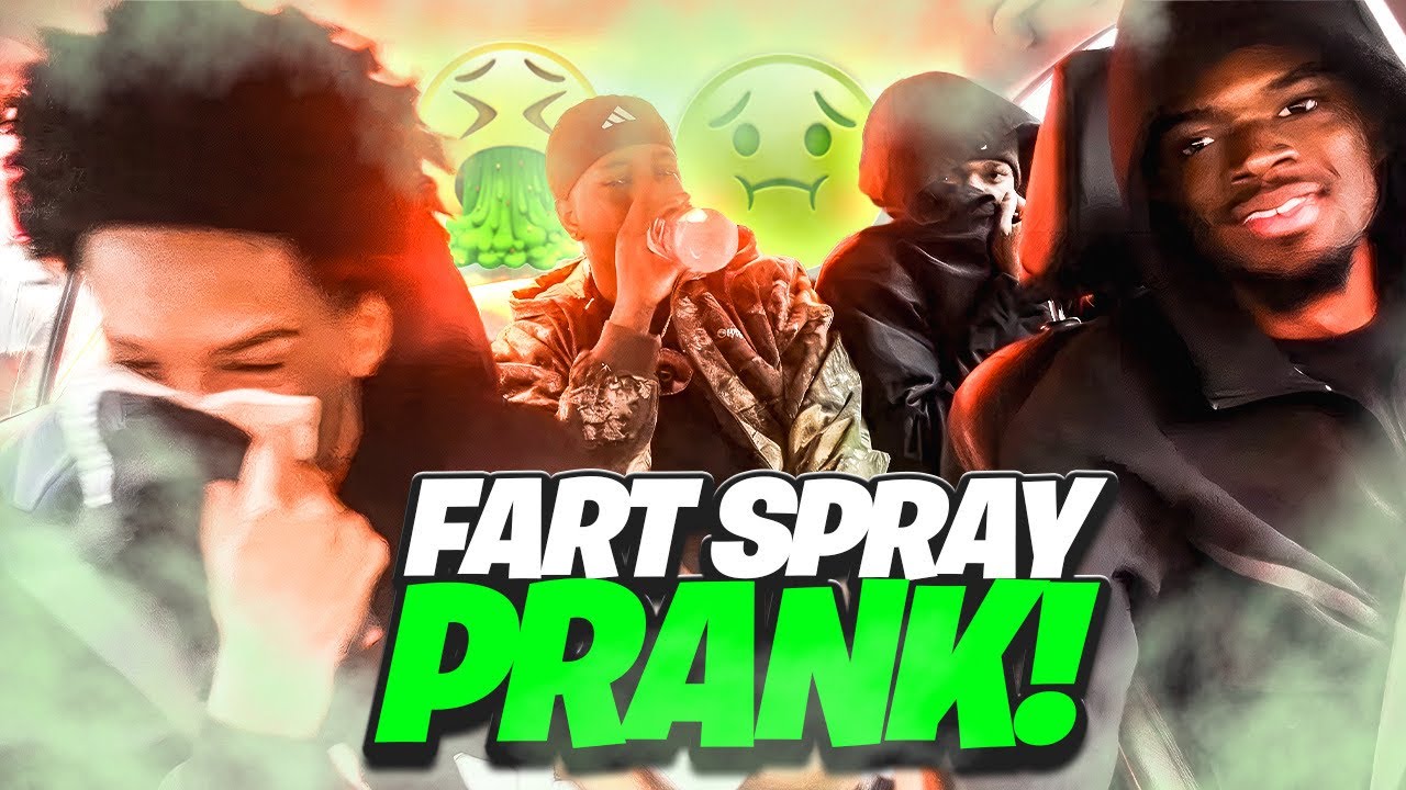 AGGRESSIVELY SPRAYING FART SPRAY💨😷WHILE GOING THROUGH THE CAR WASH PRANK!!! FUNNY REACTION