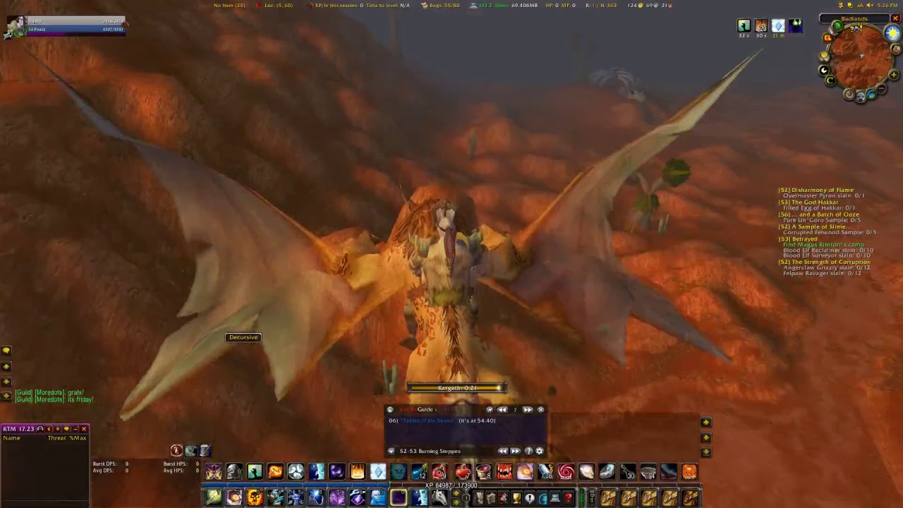 Vanilla WoW -  Nostralia.org - Reroll  Level 53 - 54