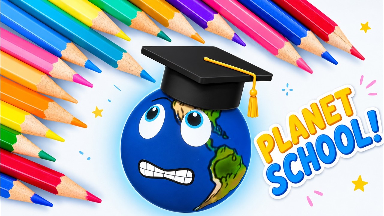 Planet School with Earth | Learn All about our Solar System | Space