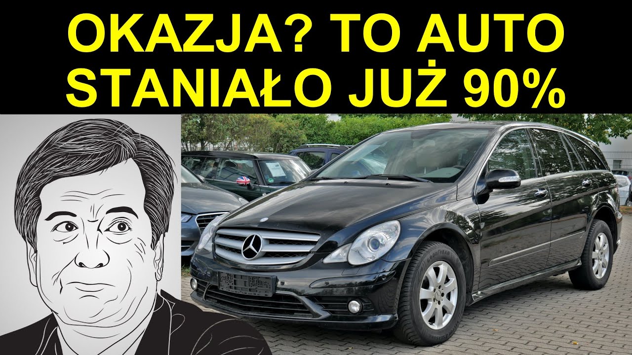 Mercedes klasy R za 10% ceny początkowej