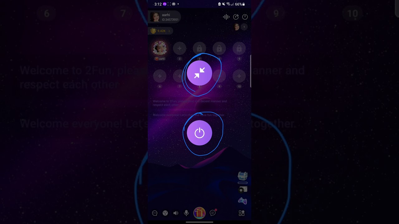 2fun application kese ste pr aate h kese mute krte h kese recharge krte h add friend kese kre sb