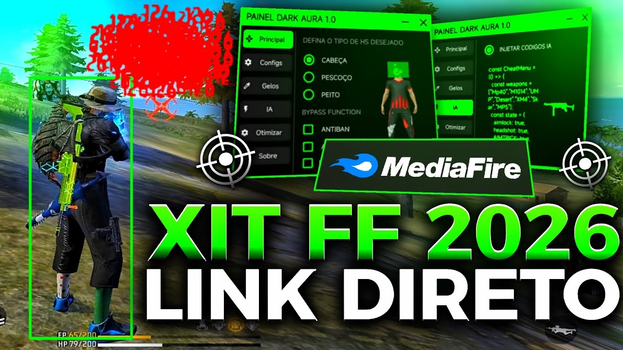 XIT FF 2026 ATUALIZADO 🚀 FFH4X ANDROID & IPHONE VIP | PAINEL GR&Aacute;TIS | REGEDIT MOBILE 📂 LINK DIRETO