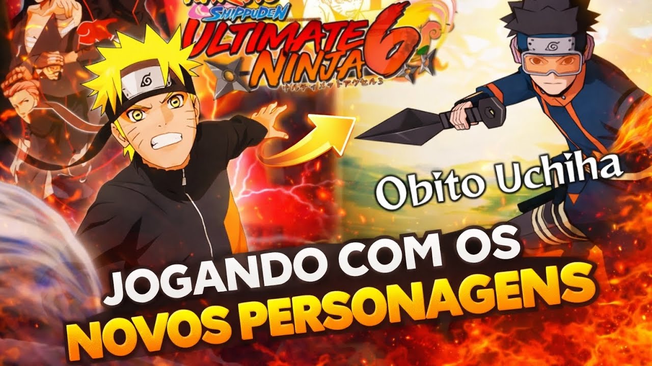 NARUTO ULTIMATE NINJA 6 3.0 JOGANDO COM OS PERSONAGENS NOVOS