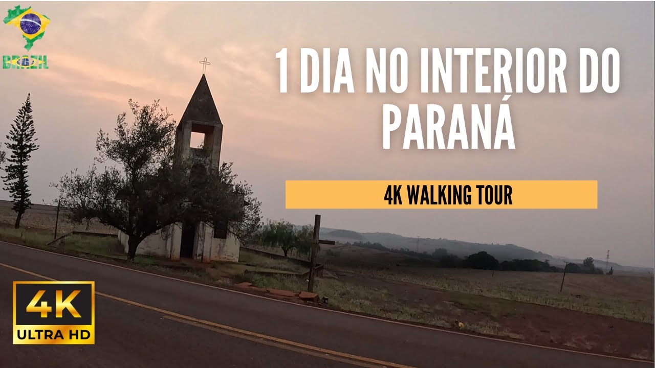 1 dia descobrindo o interior do Paran&aacute;! (4K/60FPS)