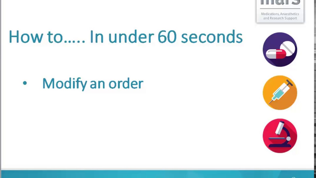 Orders - Modify an Order