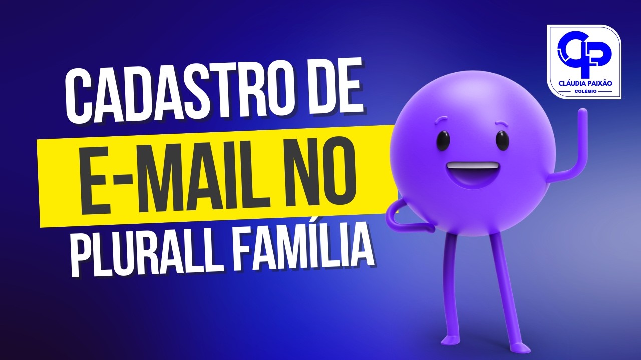 Cadastro do Email no Plurall Família