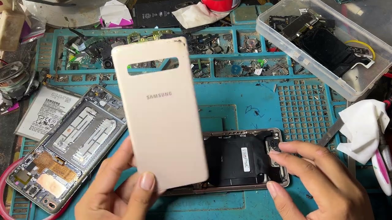 Restoring destroyed phone For Poor people, Restore Galaxy S10 Plus 5G Cracked