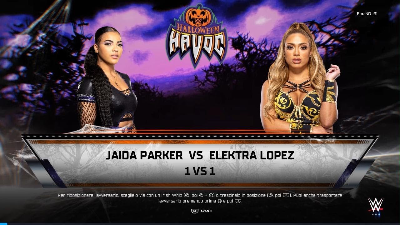 WWE 2K25 - Jaida Parker vs Elektra Lopez