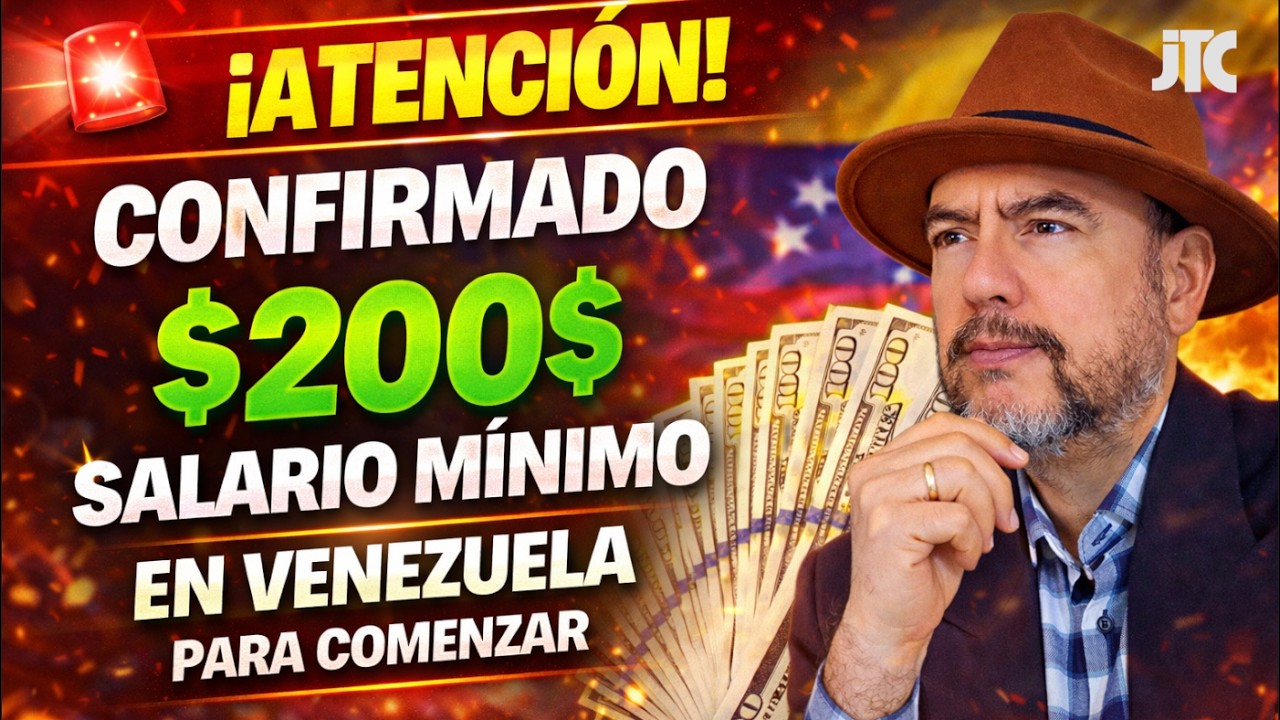 ¡ATENCIÓN! CONFIRMADO 200$ SALARIO MÍNIMO EN VENEZUELA PARA COMENZAR