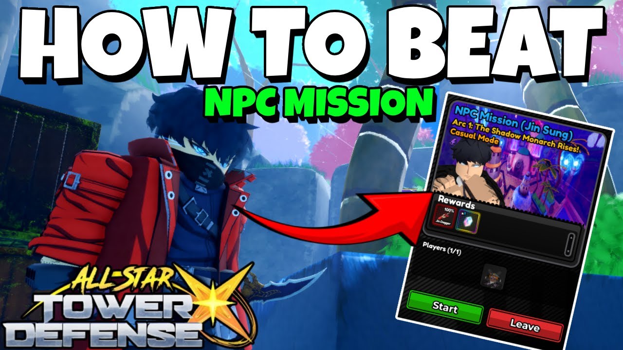 How To Beat The Sung Jin Woo NPC Mission In ASTDX