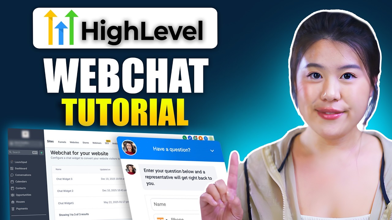 How to Use the Chat Widget in GoHighLevel (Lead Capture Setup)