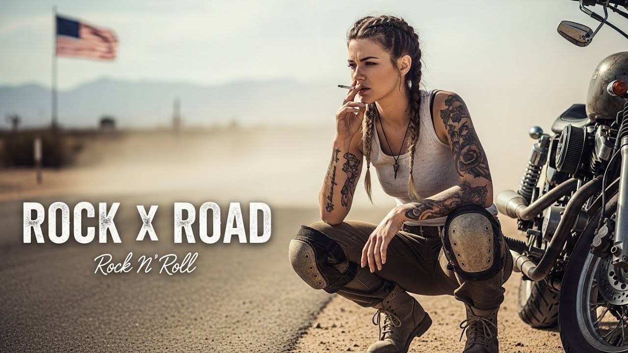 Southern Rock Biker Ride Mix – Loud Engines And Open Roads 🏍️ Ride It Free