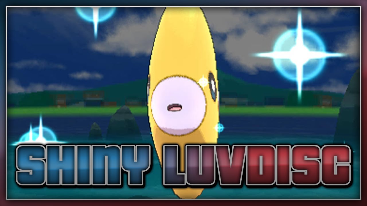 Shiny Luvdisc in Pok&eacute;mon Y!