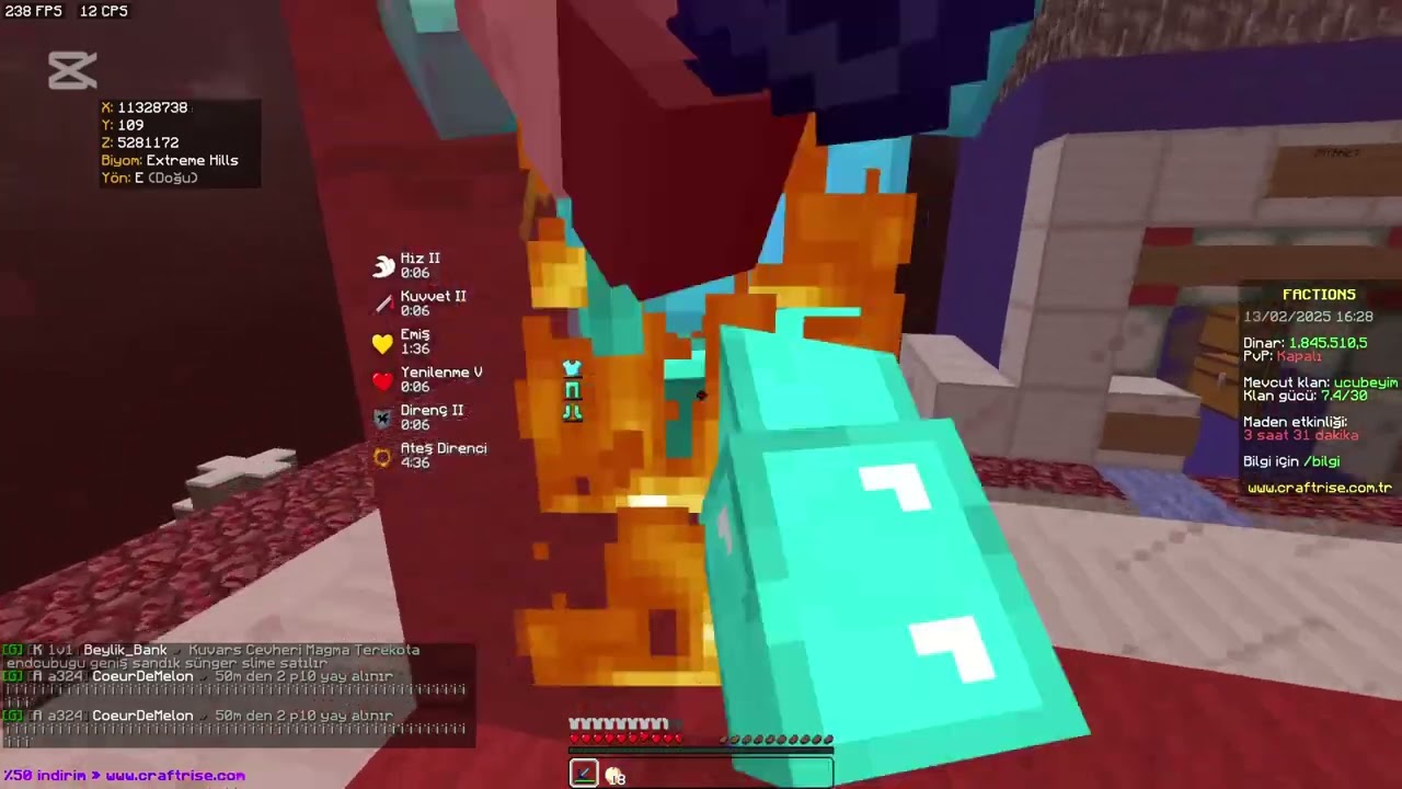 Craftrise Factions Edit Avi / K20 VS #craftrise #factions