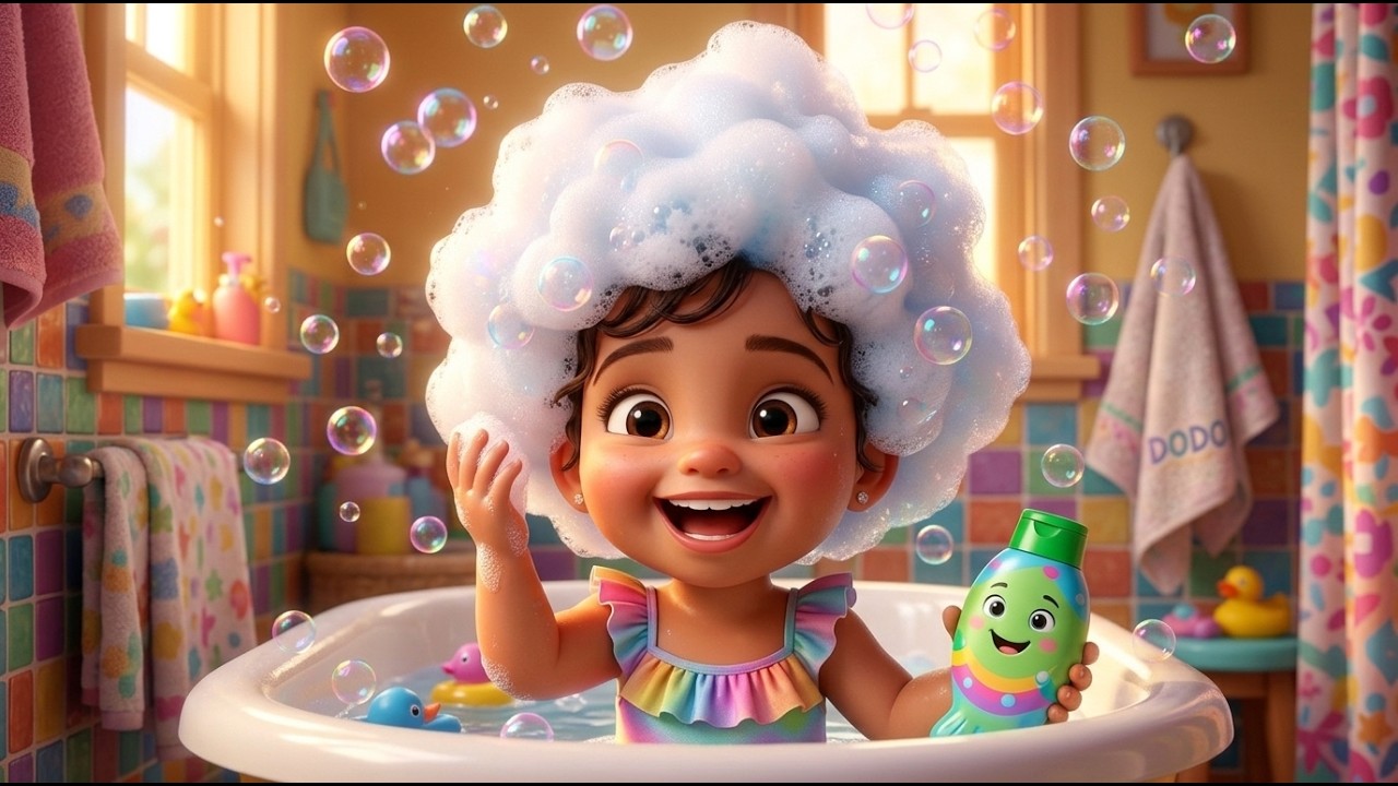 🛁 Bath Time Song for Kids | Learn Body Parts with Dodo | Toddler Bath Song| Preschool Nursery Rhymes