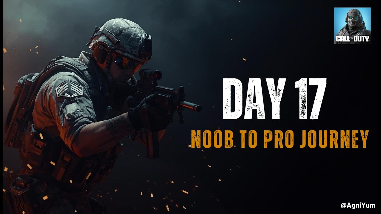Call of Duty (COD) Noob to Pro Journey | COD Raw Gameplay | Day 17 | AgniYum #cod #gaming #gameplay