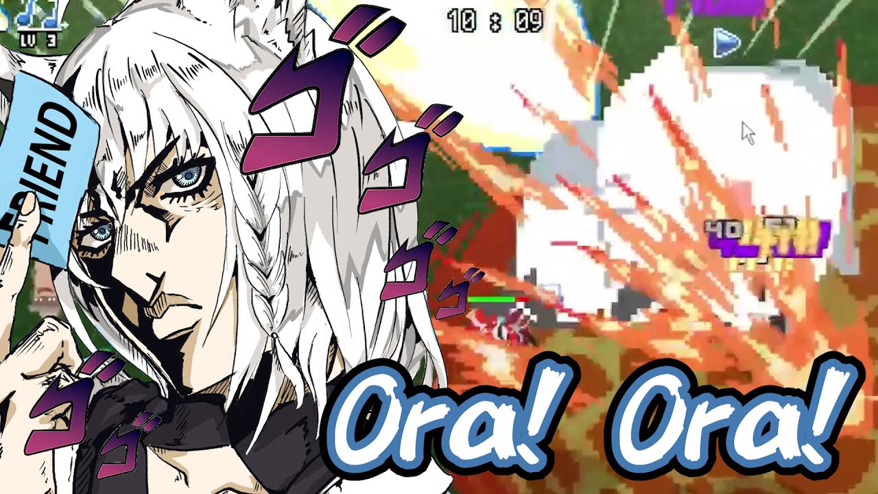 Fubuki Went Full JoJo On Fubuzilla With Baelz's Special Skill 【Hololive / HoloCure / Eng Sub 】