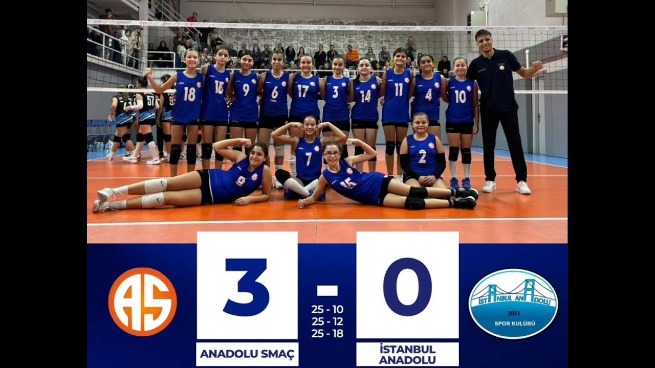 28.10.2025 Anadolu Sma&ccedil; (3) - İstanbul Marmara (0) Midi Kızlar Gelişim Ligi 1. Ma&ccedil;