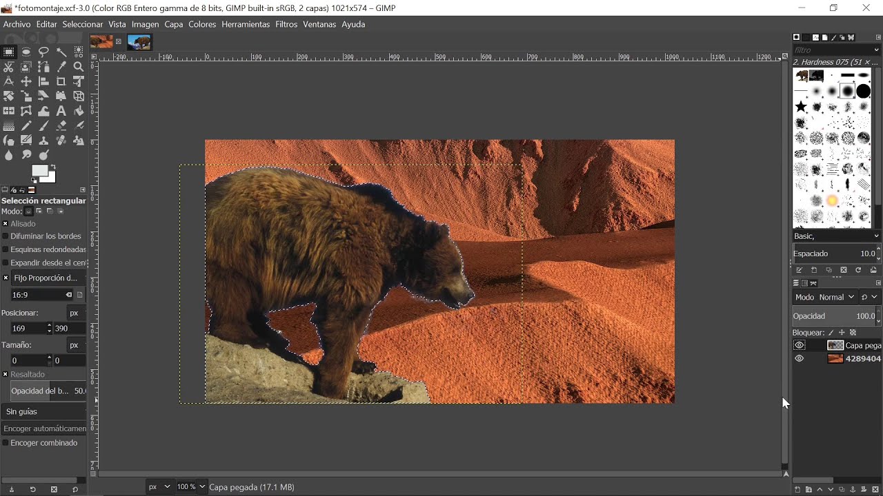 Fotomontaje en Gimp, parte 1
