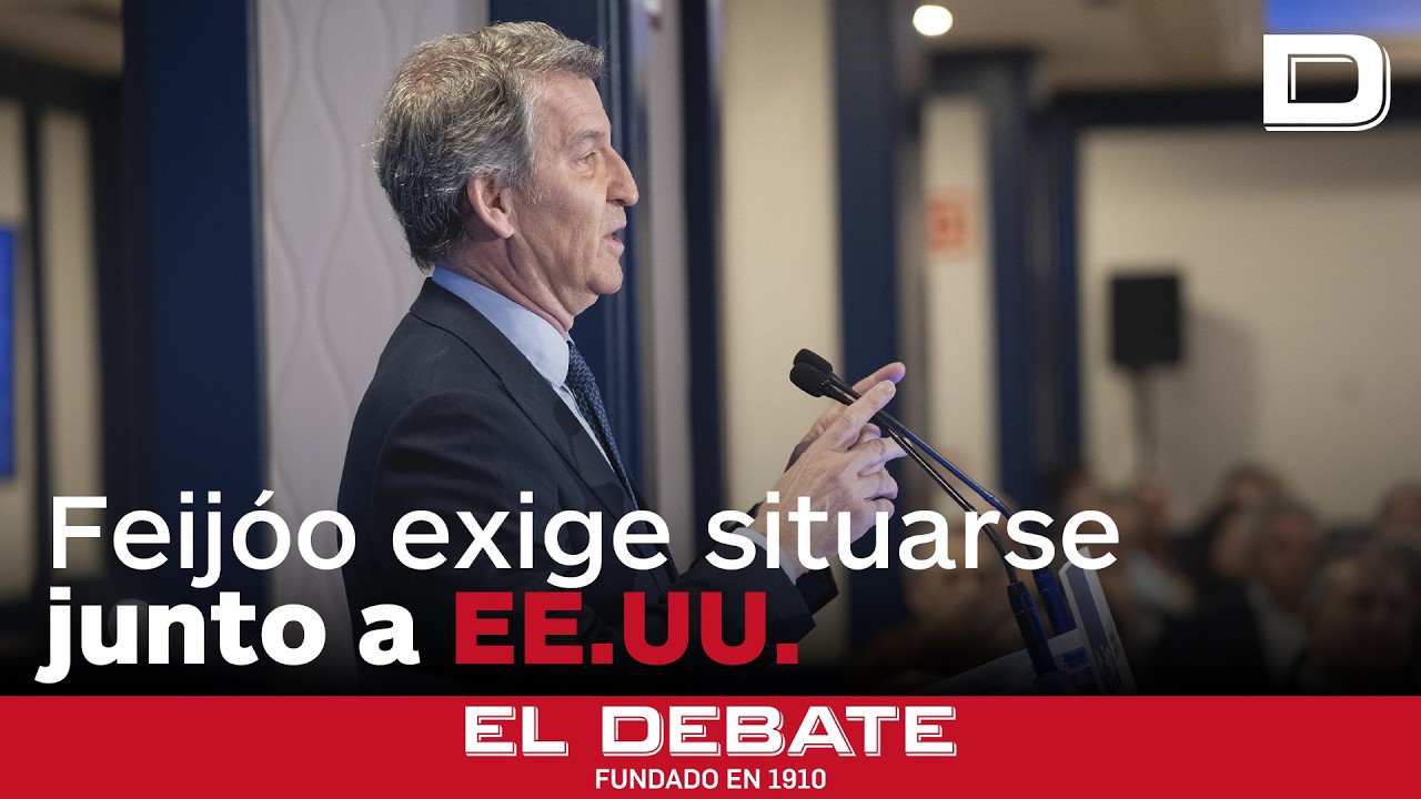 Feijóo acusa a Sánchez de ir «contra la seguridad de España» y le exige «situarse junto» a EE.UU.