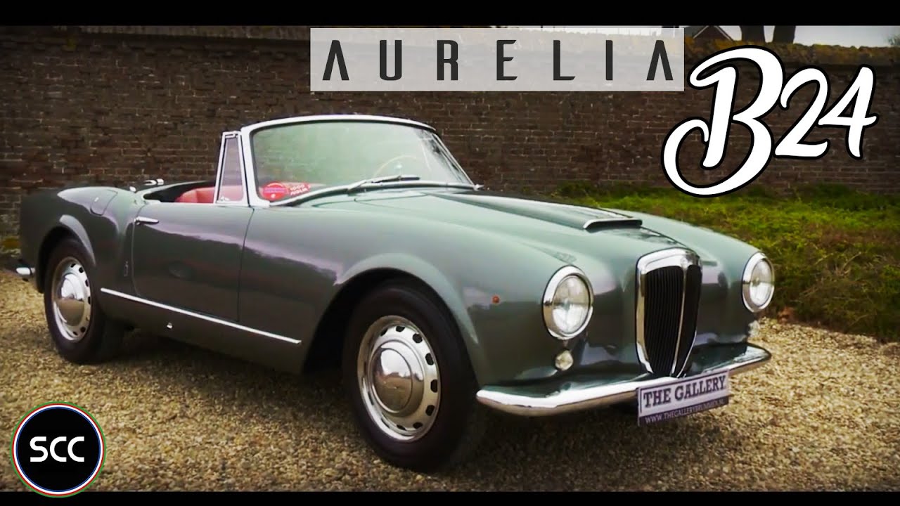 LANCIA AURELIA B24 Convertible 1957 - Modest test drive - Engine sound | SCC TV