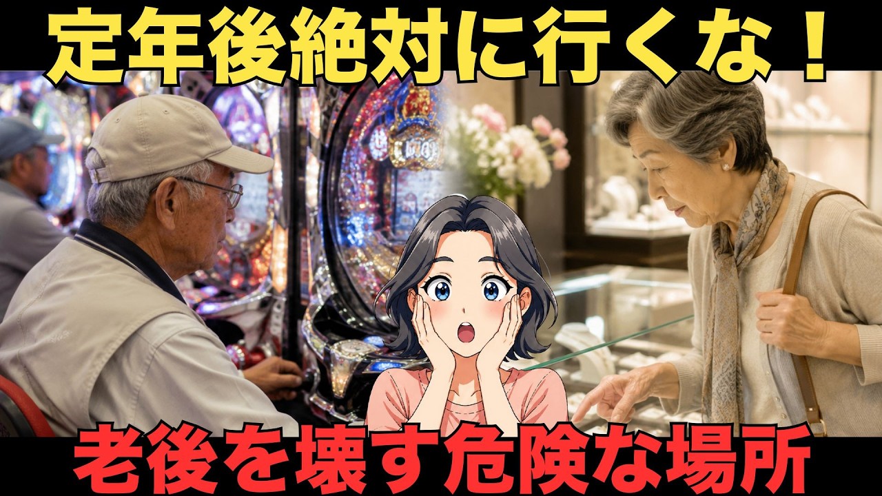 【年金生活】定年後絶対に行くな！老後に行ってはいけない場所！口コミ20選紹介します