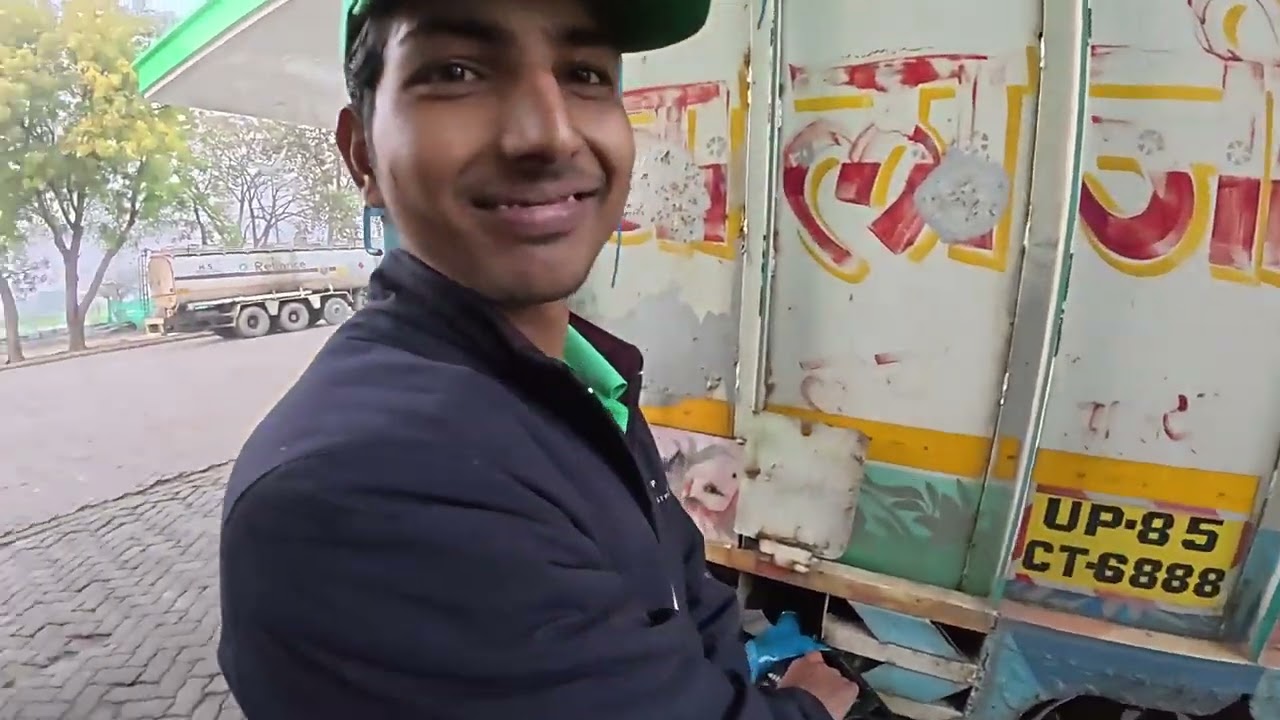 Mathura to Satna, Madhya Pradesh || रास्ते में काफी कोहरा मिला ⛈️ pickup driver ||#vlog 