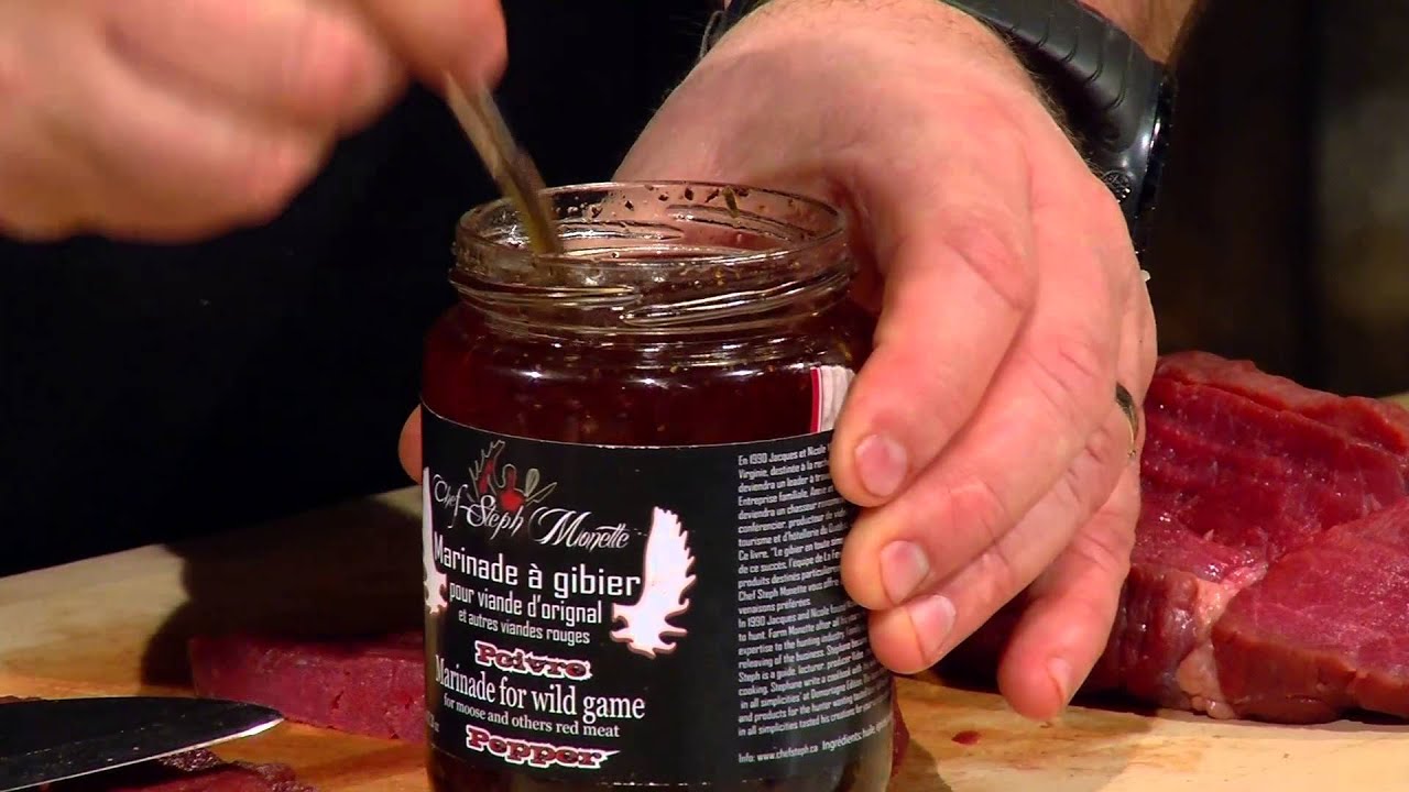 Marinade et attendrisseur pour votre viande de gibier