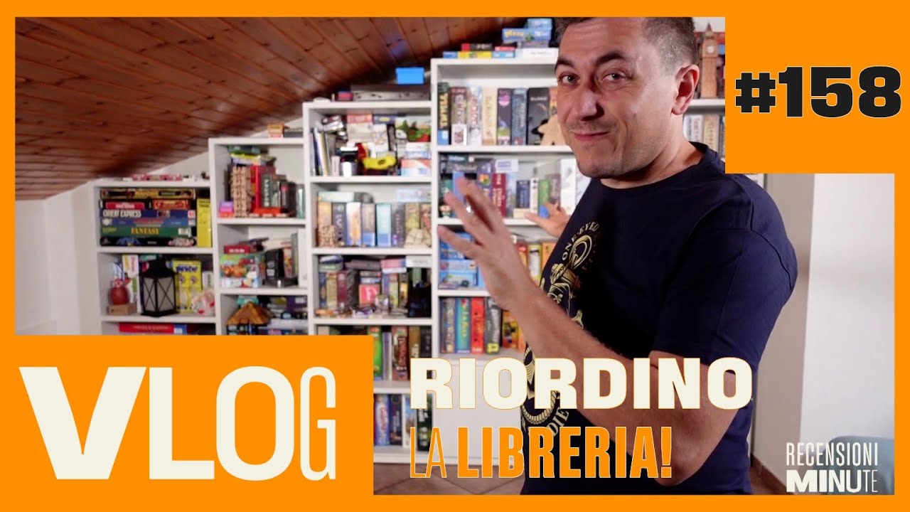 Riordino la libreria dei giochi! - Vlog #158