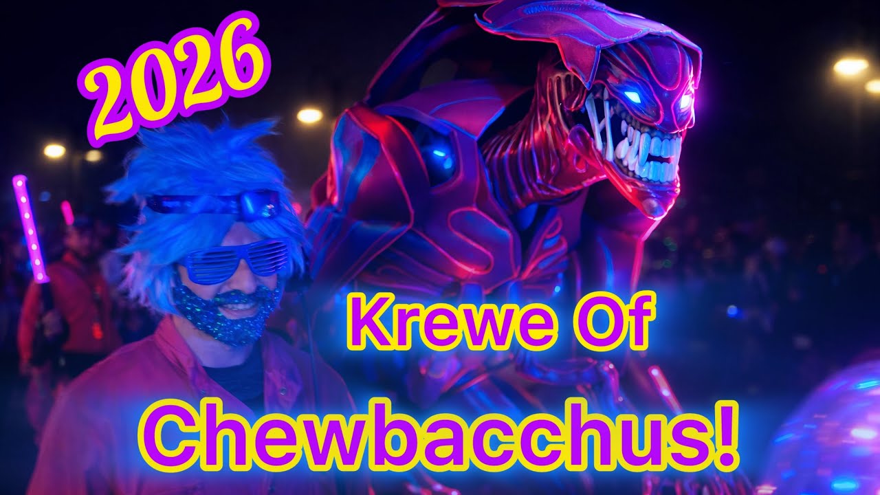 New Orleans Mardi Gras Parade 💜💚💛 Krewe  Of Chewbacchus 2026 