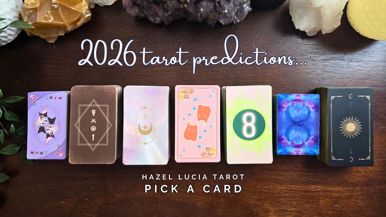 ..:: 🍾🎆 2026 Tarot predictions 🎆 🎉 ::.. pick a card ..:: new year tarot reading ::..