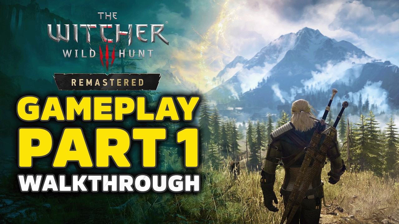The Witcher 3 Remastered &mdash; Прохождение игры, часть 1, 4K, полная версия, 48 минут геймплея (ПК 2026)