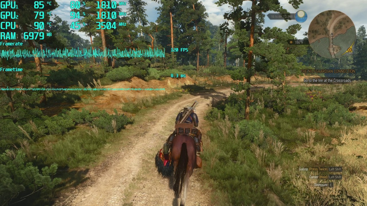 Acer Predator 21x Witcher 3 1080p Performance Test