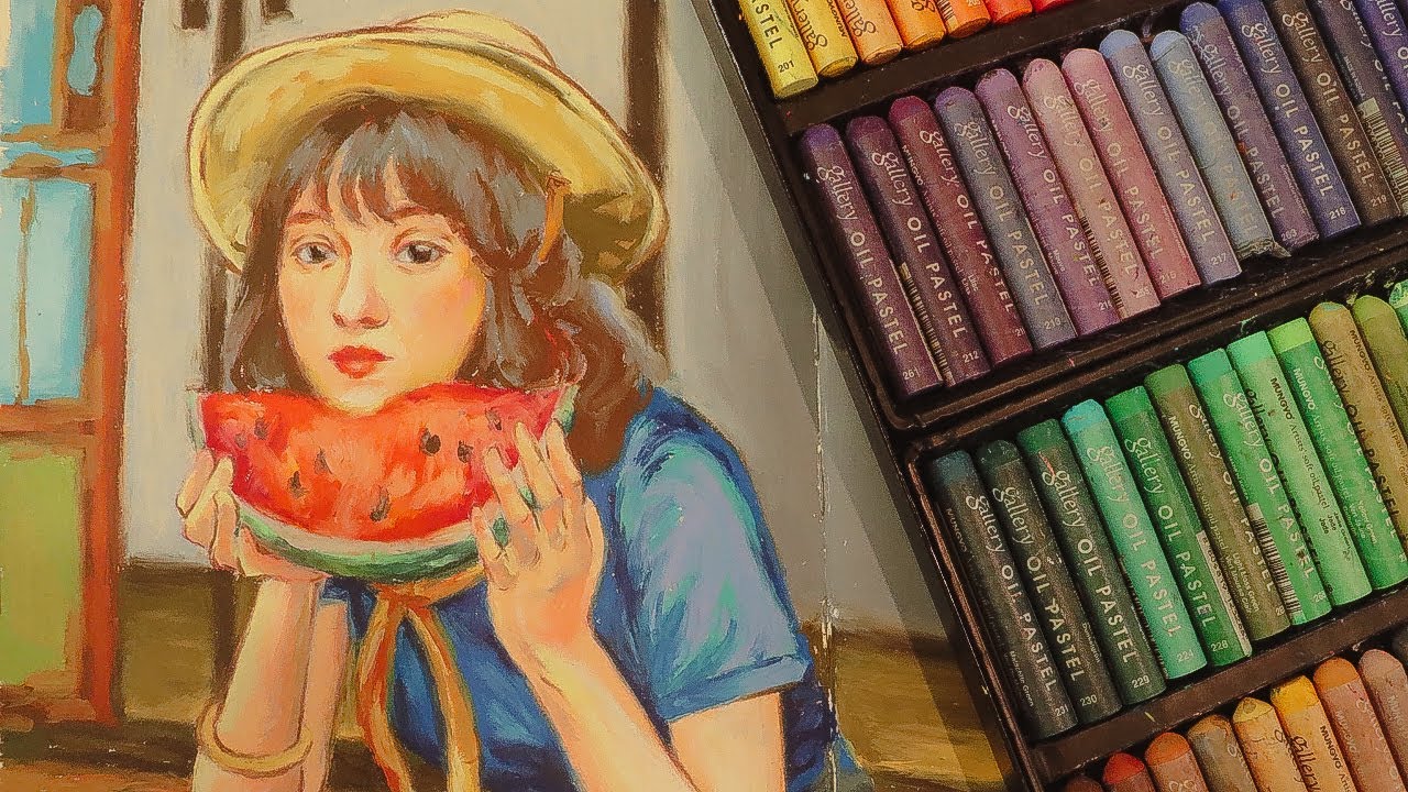 Oil Pastel SIMPLE Tutorial (Friendly Tips to Improve)