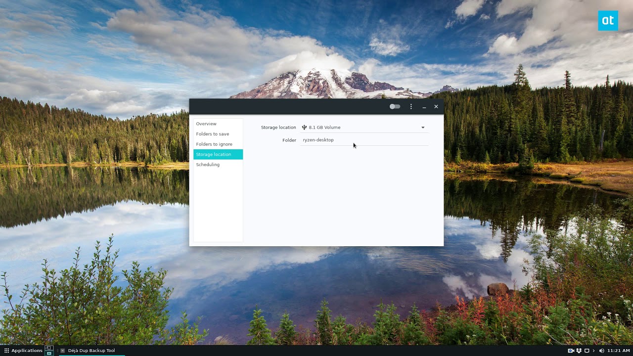 How to back up Linux settings to a flash drive