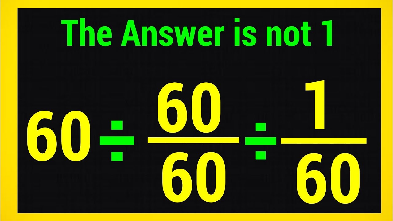 Can you solve this Tricky Math Problem! | Simplify PEMDAS / BODMAS rules 