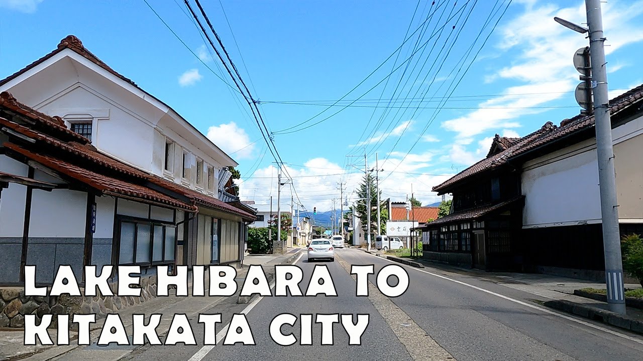Lake Hibara to Kitakata City - 4K Japan Drive Fukushima