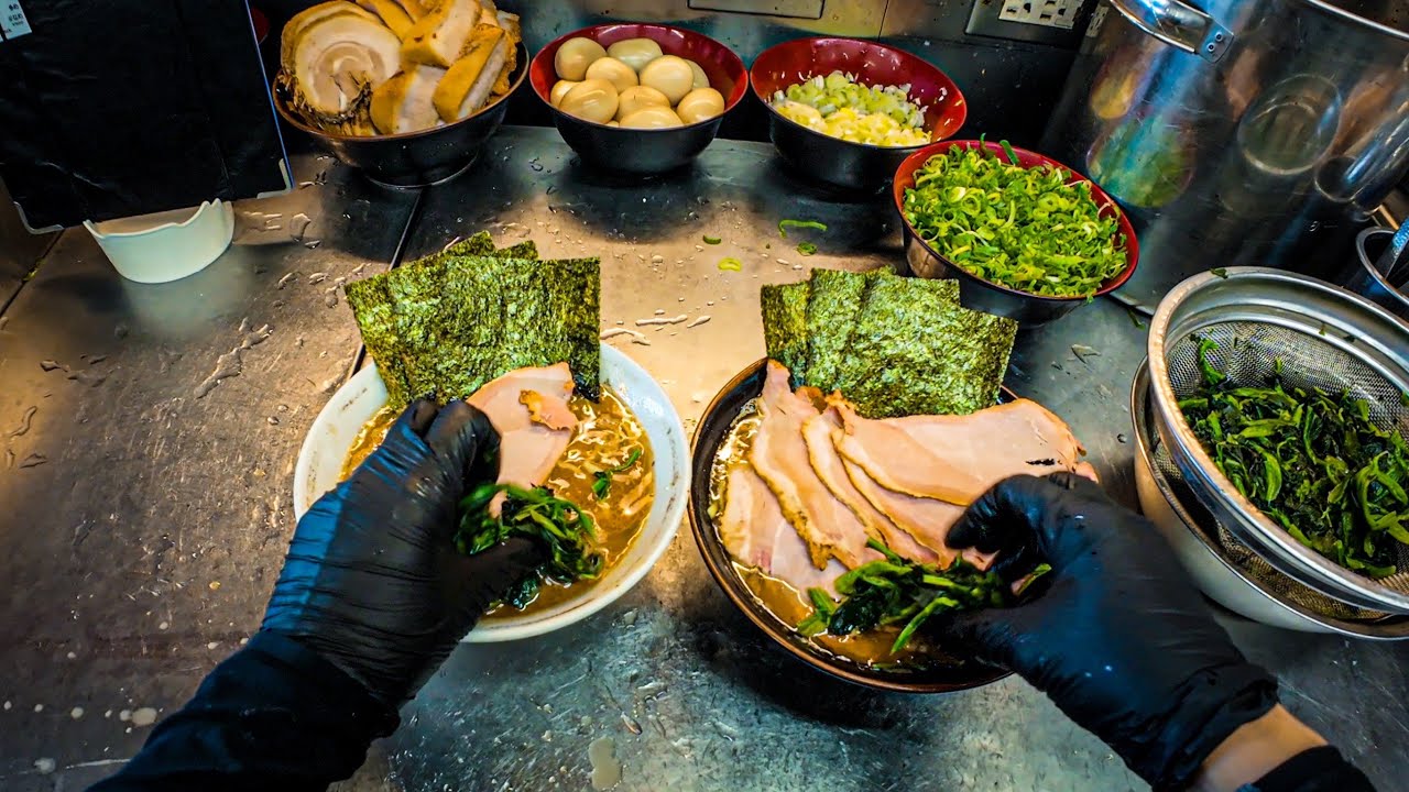 POV: Iekei Ramen Master Making Tons of Ramen Every Day