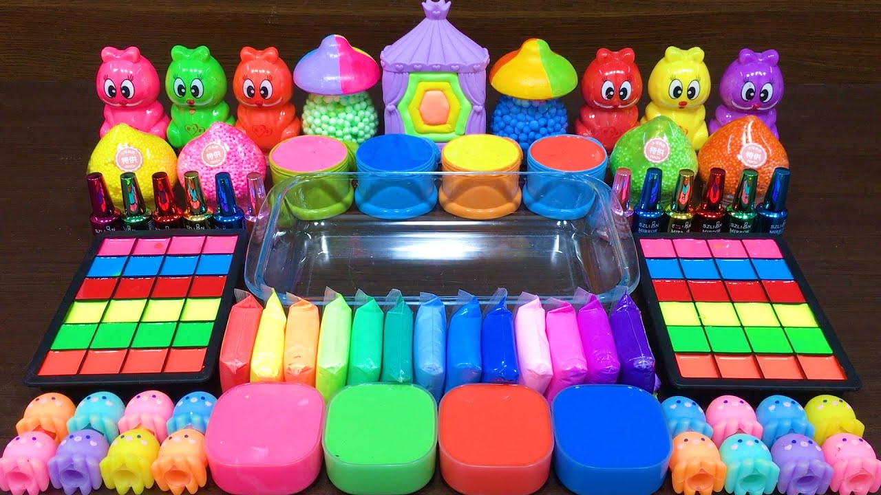 Mixing Random Things into STORE BOUGHT SLIME!!! Satisfying Video #11