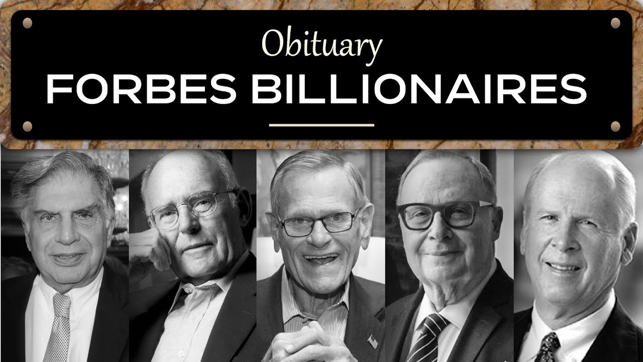 Obituary: Famous Billionaires WE LOST in 2023 - 2024
